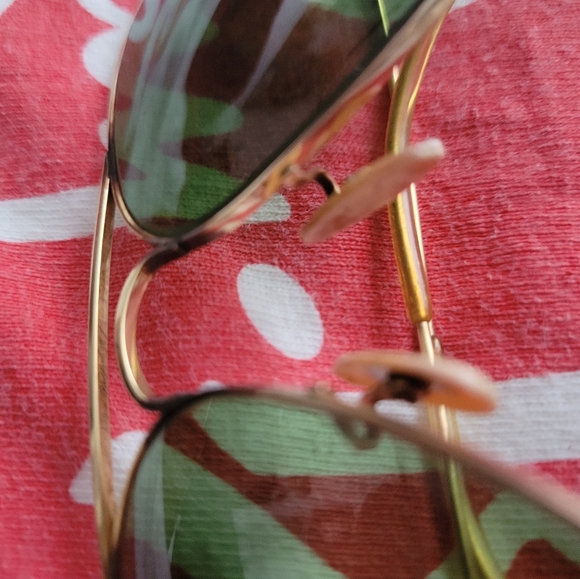 VINTAGE RAYBAN 12K GOLD FILLED AVIATOR USA KOREAN WAR ERA Top Gun - Picture 11 of 16